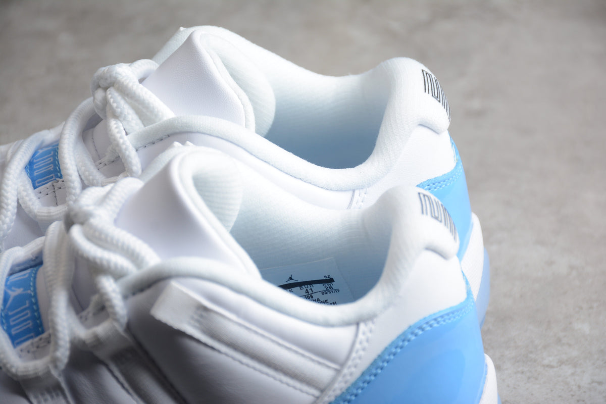 AJ 11 Low White & University Blue