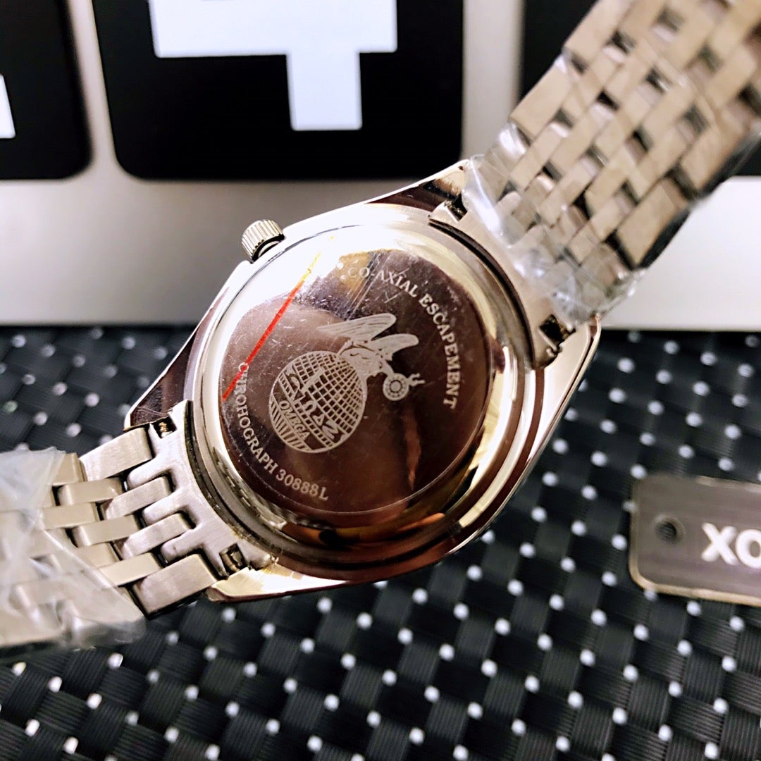 DE VILLE 33MM QUARTZ STEEL WHITE DIAL