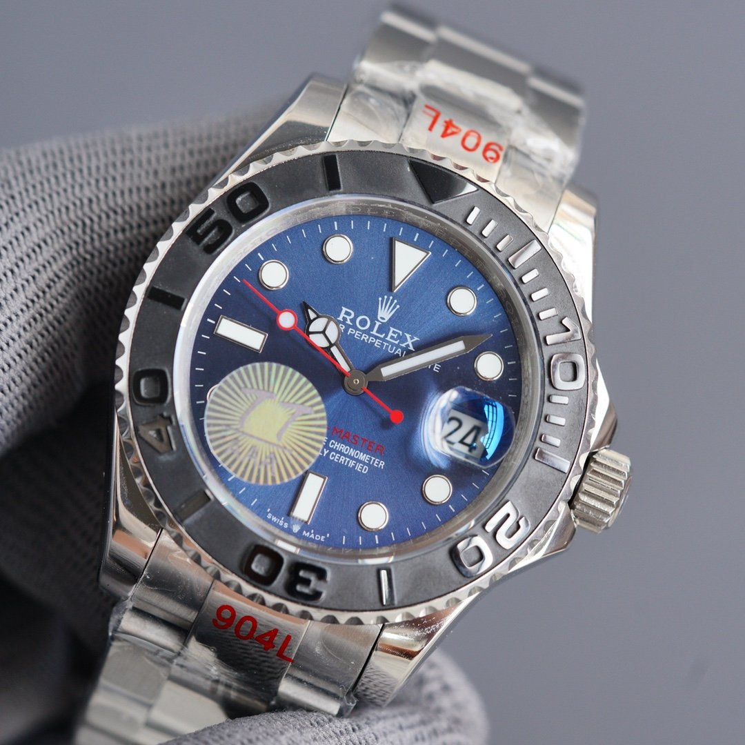 YACHT MASTER 40MM CERAMIC BEZEL BLUE DIAL