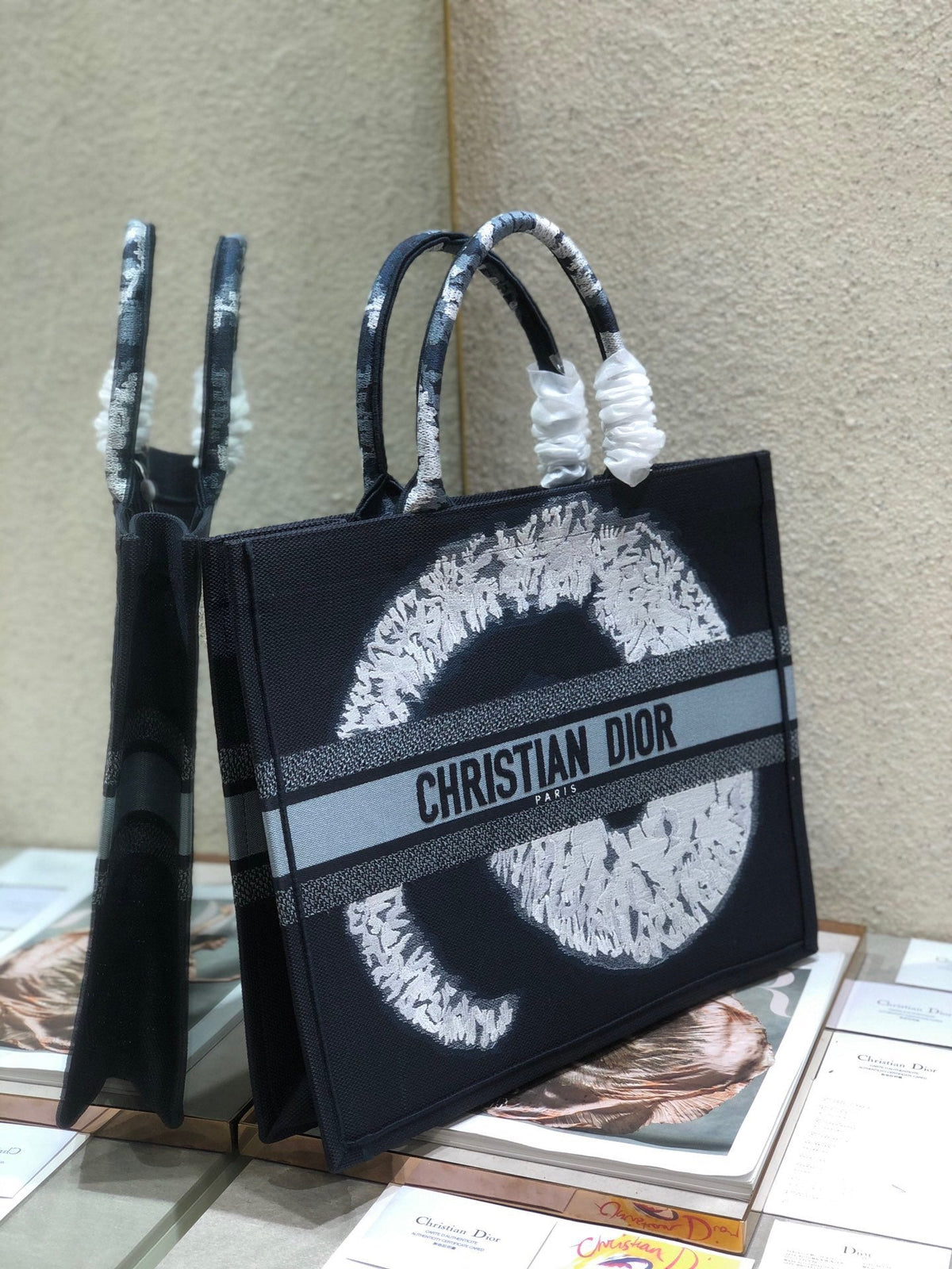 CD Galaxy Book Tote 42cm Bag Canvas 336582