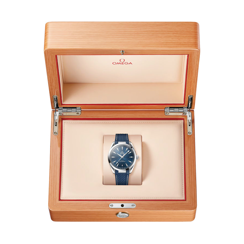 Seamaster Aqua Terra 150M 41mm - Blue on Rubber Strap