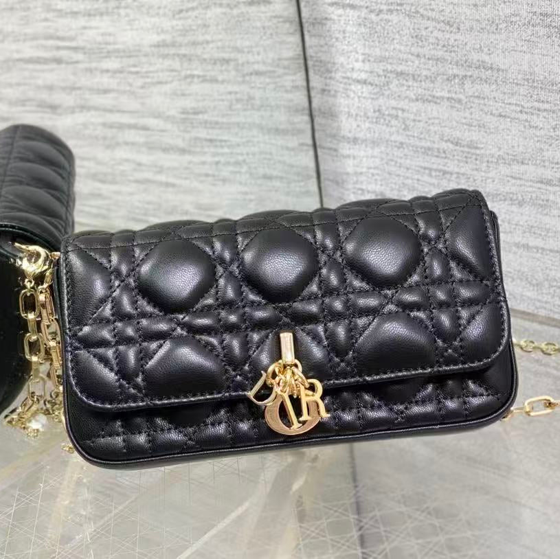 CD 2025 My Dior Bag Black Lambskin