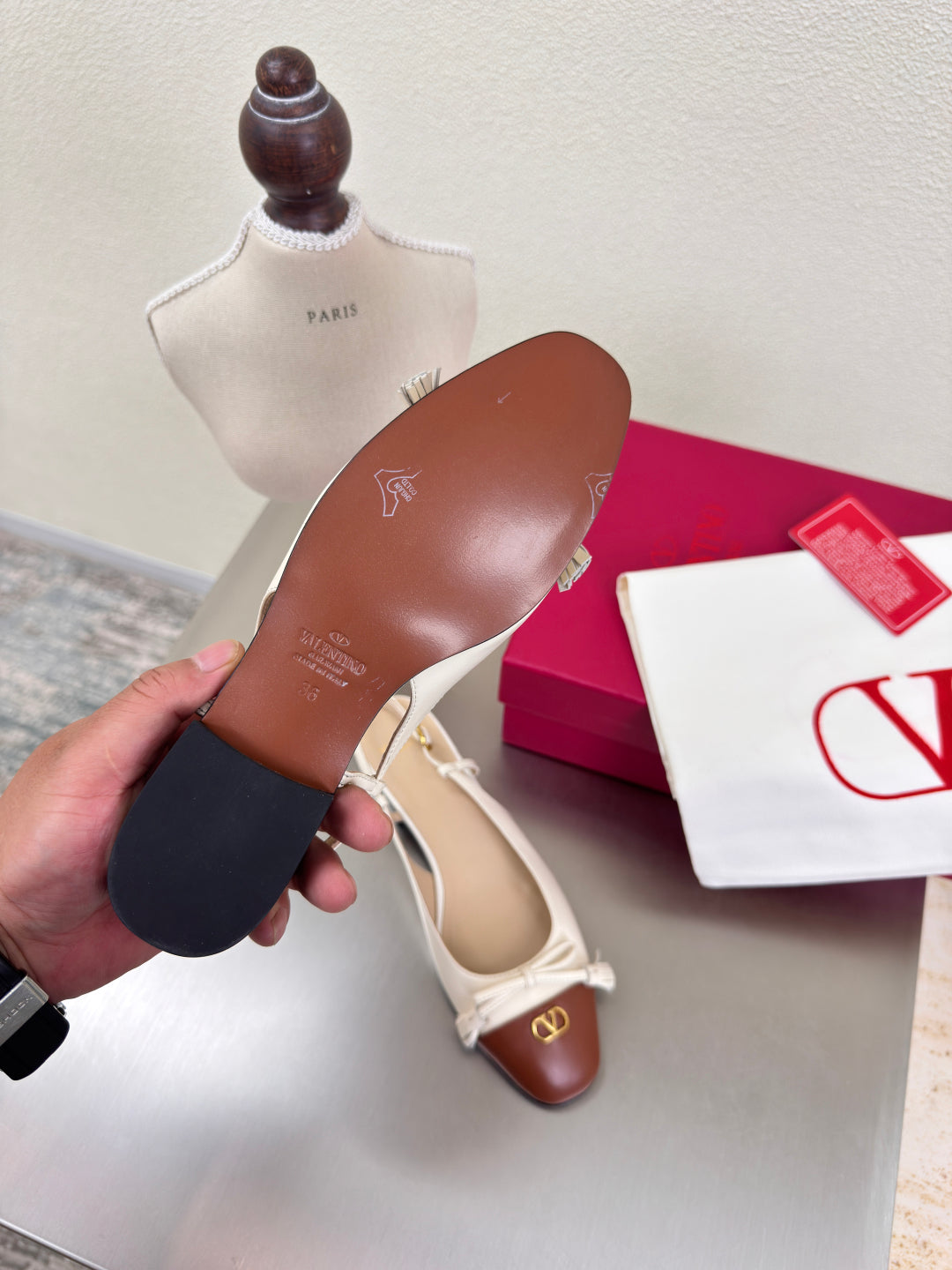 VT 25 Valet Du Roi Slingback Calfskin 343070