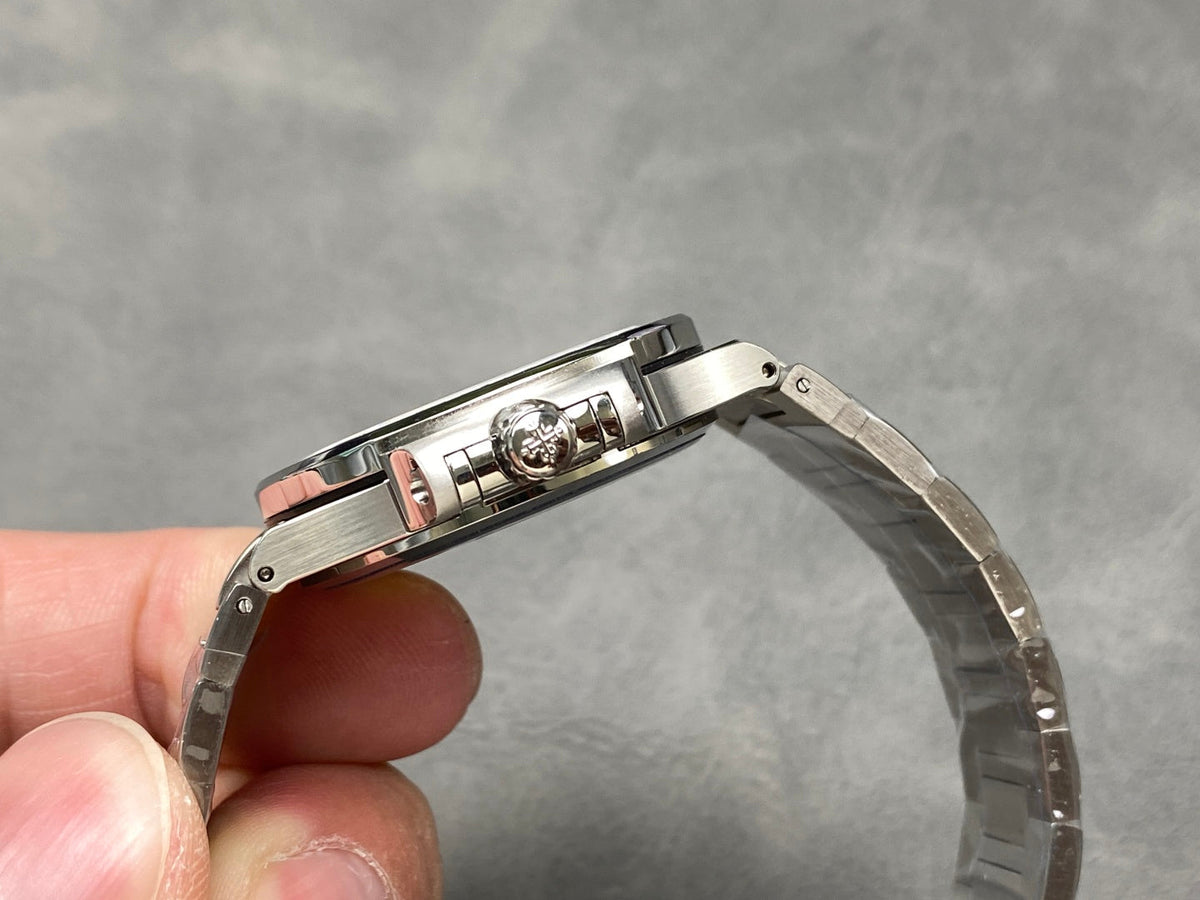 PATEK Nautilus 35.2mm Silver White Dial