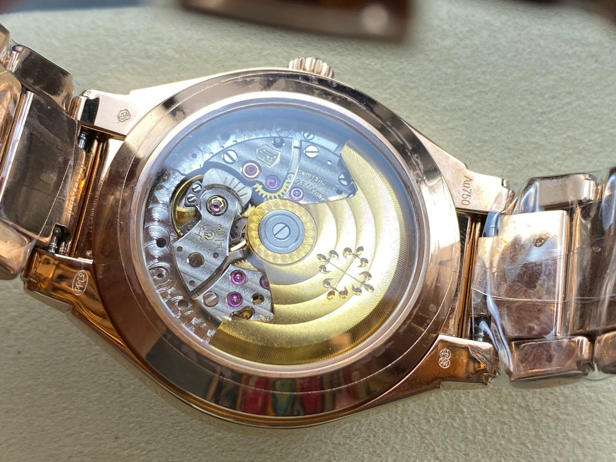 PATEK Twenty-Four 36mm Pink Gold Chocolate Dial