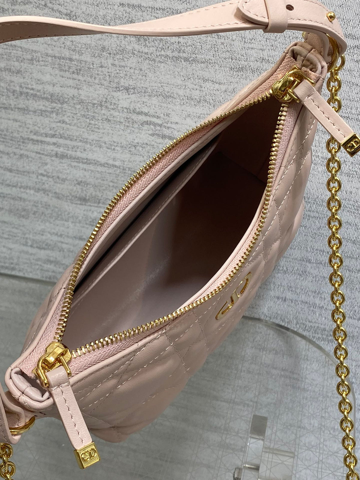 Dior 2025 Bag 19cm Pink Lambskin 272828