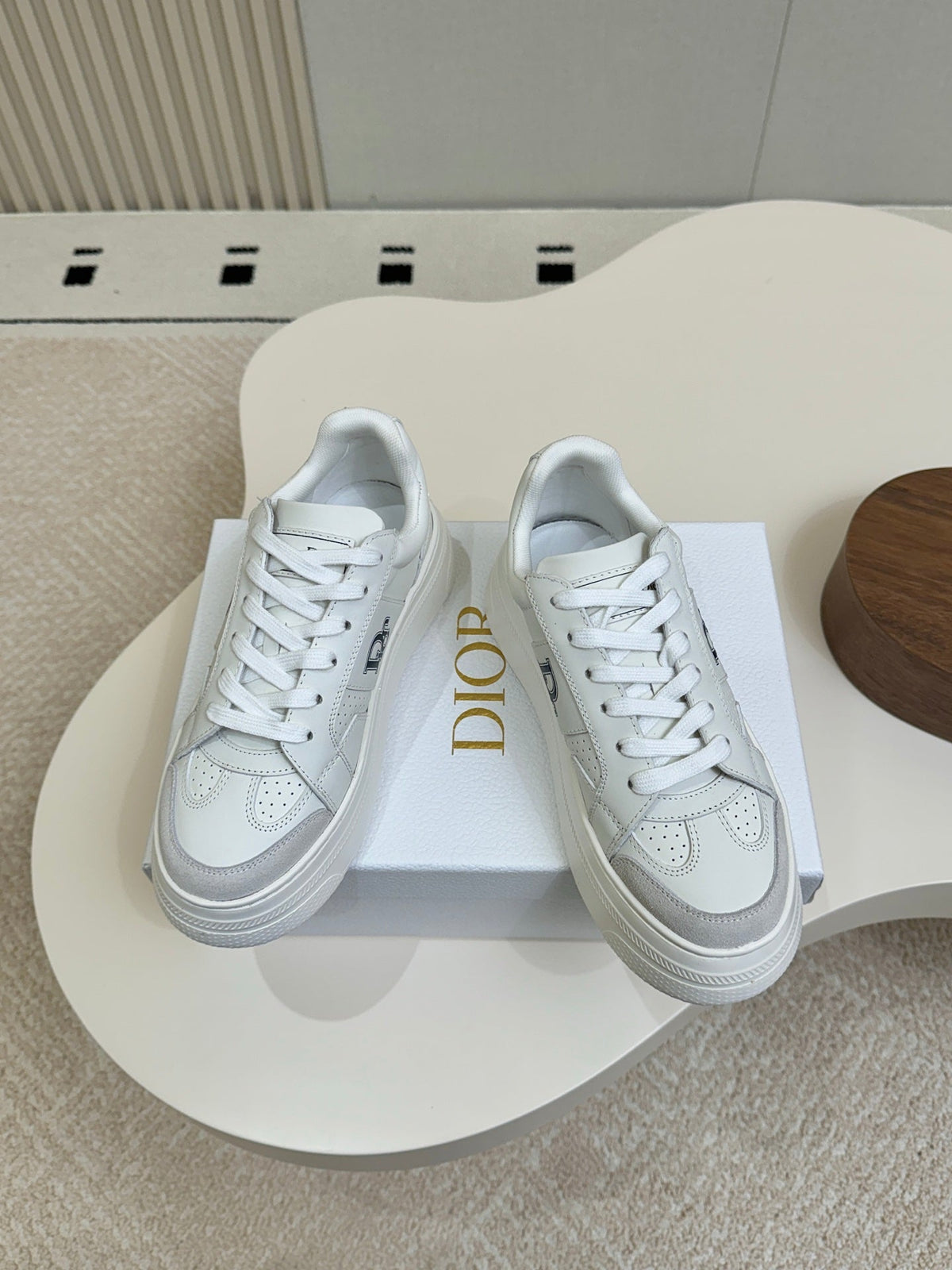 CD 26s Sneaker White Grey Calfskin Suede 920132