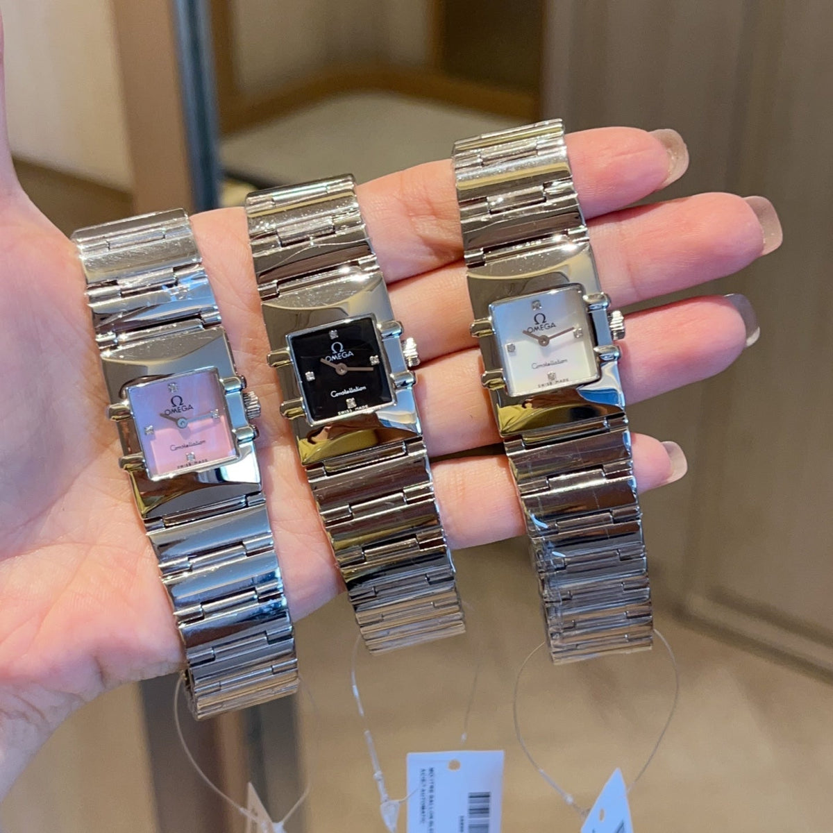 Omega Constellation 22mm Silver
