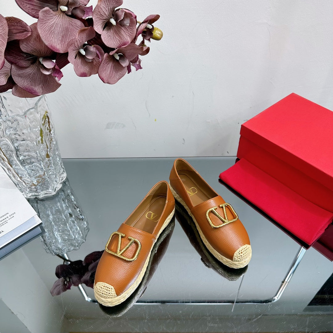 Vlogo Signature Loafer Brown Leather