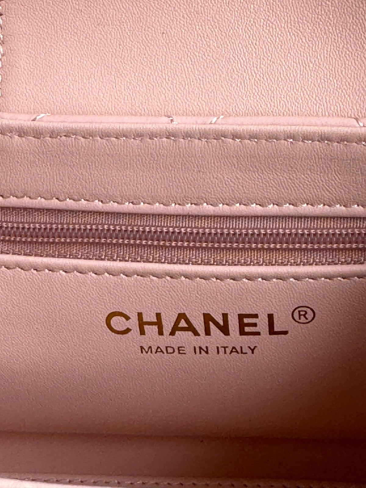 cc 24a nano 19cm kelly shopper bag pastel pink lambskin