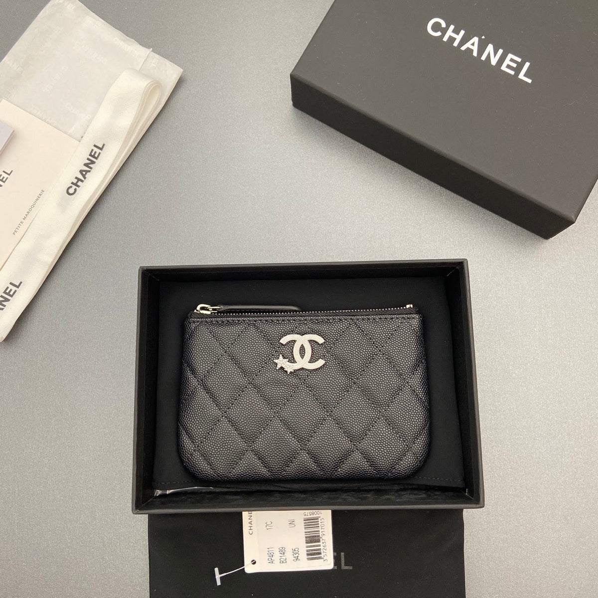 Chanel 25 Pouch 15cm Grained Calfskin 325090