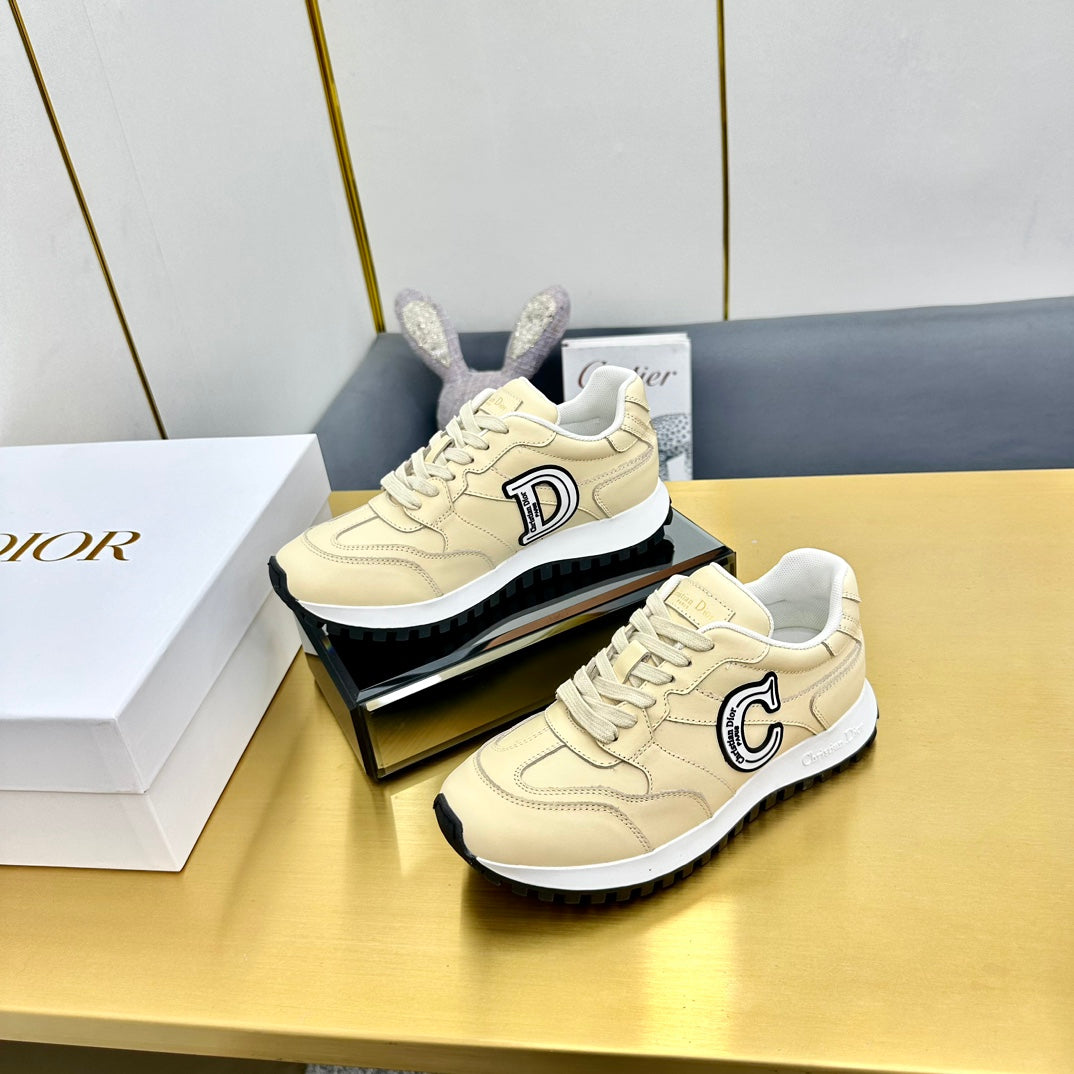 CD C'est Dior Sneaker Light Yellow Cowhide 111738
