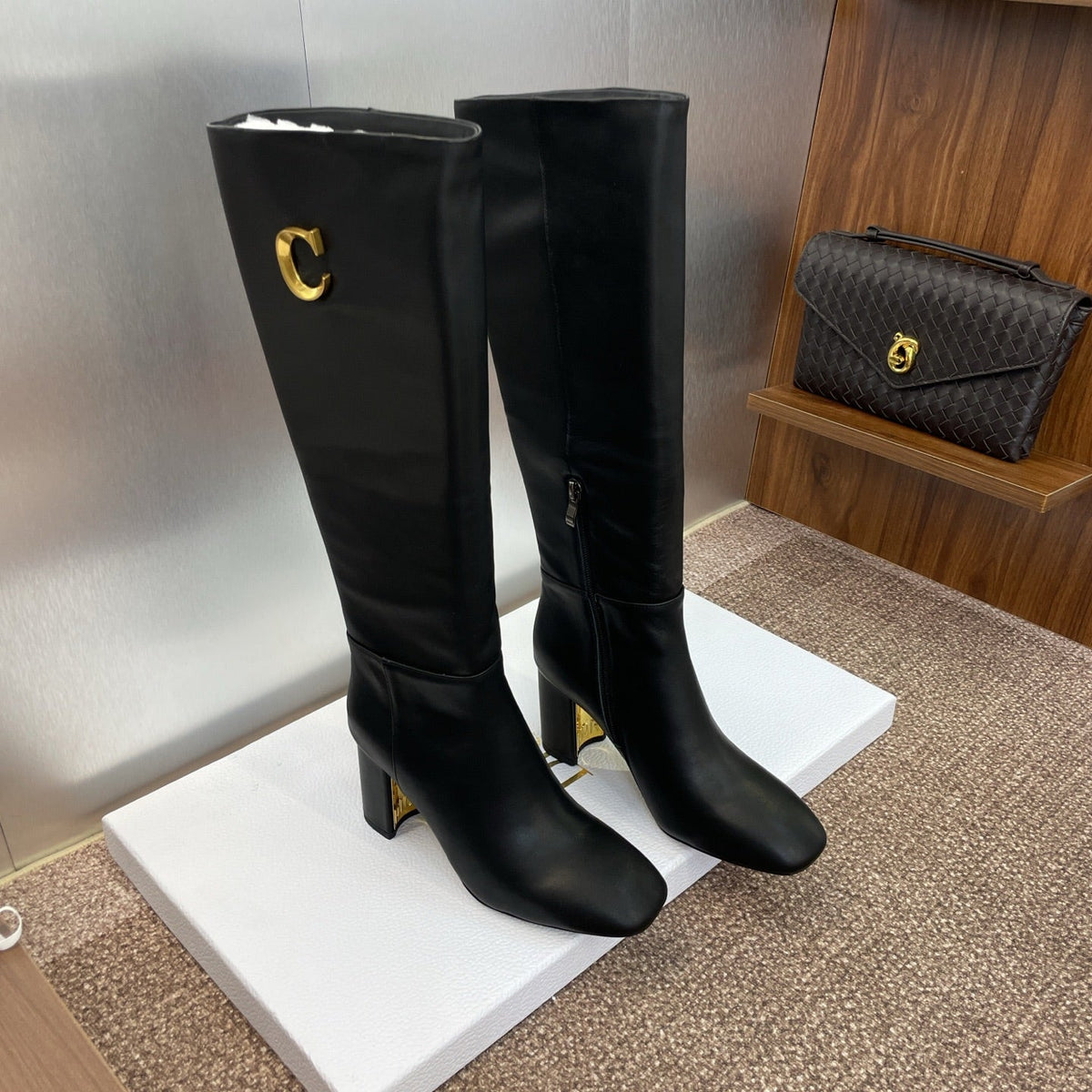 Dior 2025 D-Art Boot Black Calfskin 508533