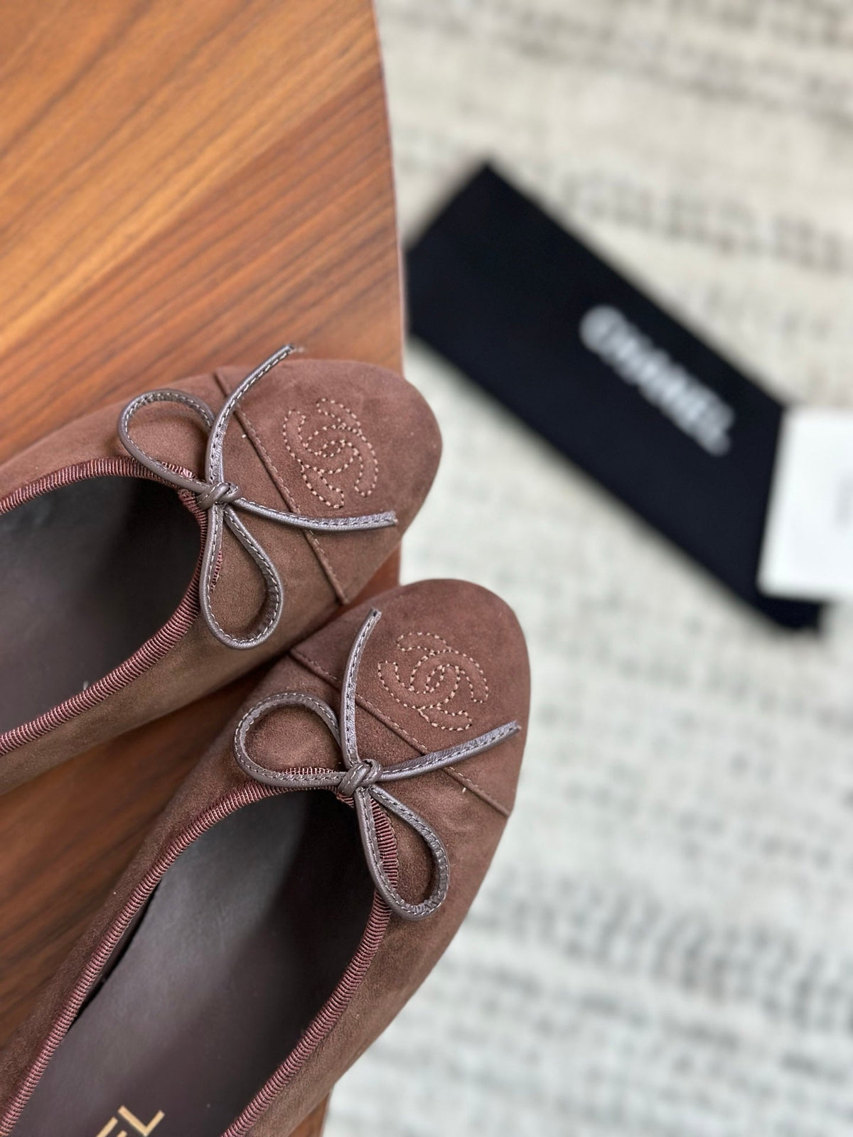 CC 26s Ballet Flat Coffee Suede 938188