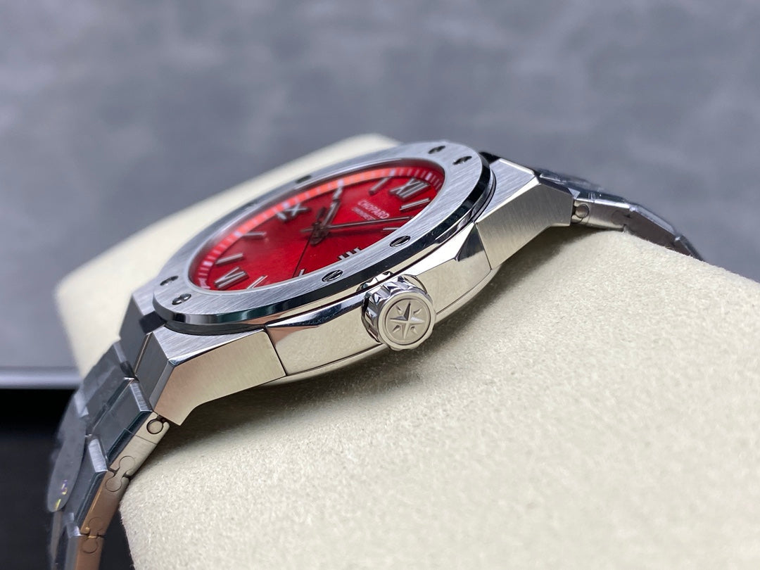 Alpine Eagle 41mm Silver Red Dial