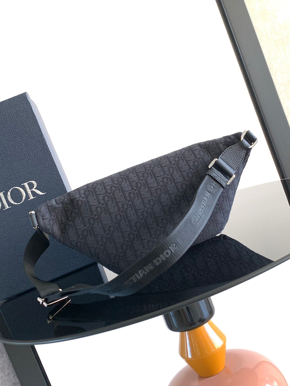 Dior 8 Waist Bag Black Frabic 336248