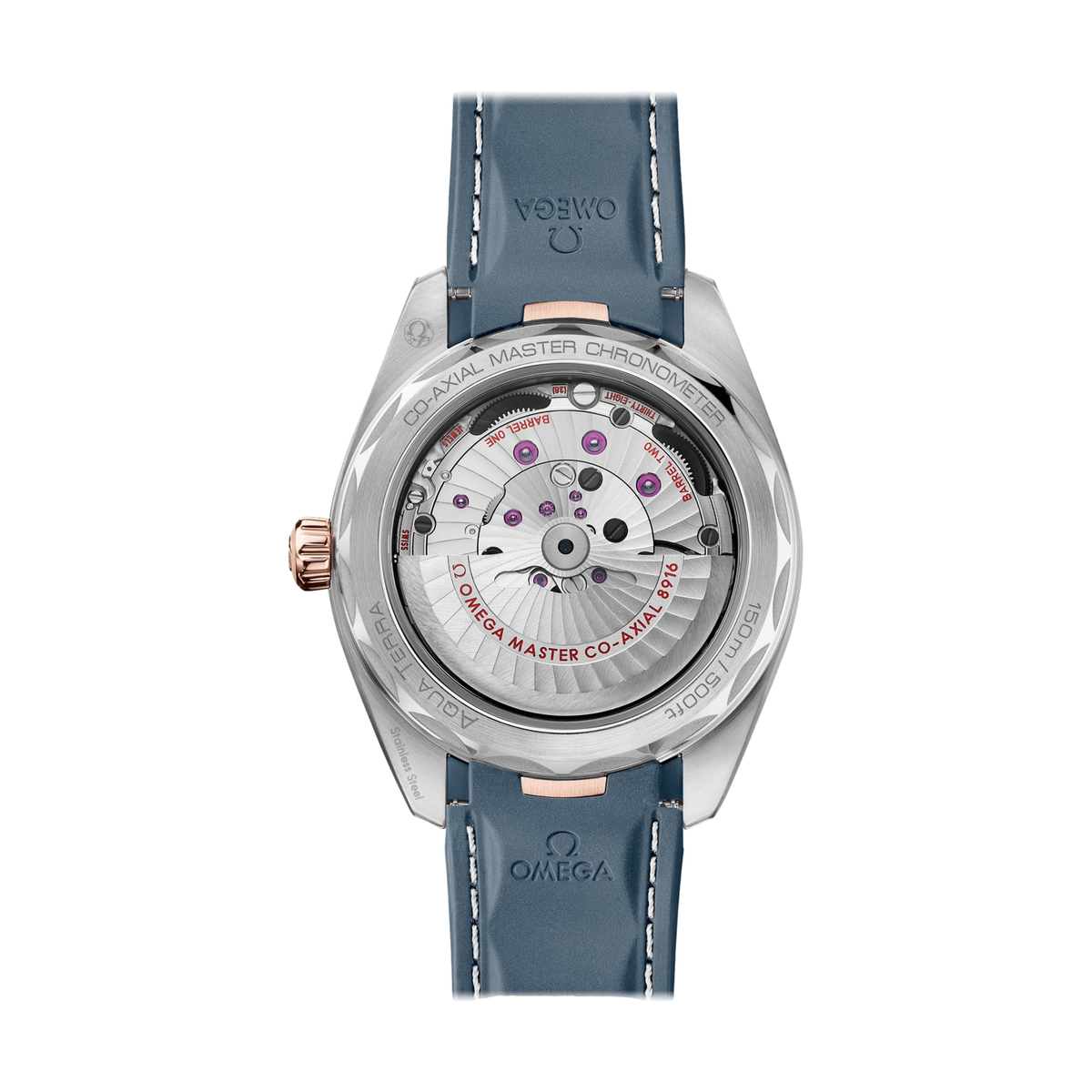 Seamaster Aqua Terra 150M Small Seconds Sedna™ Gold 41mm - Blue on Strap