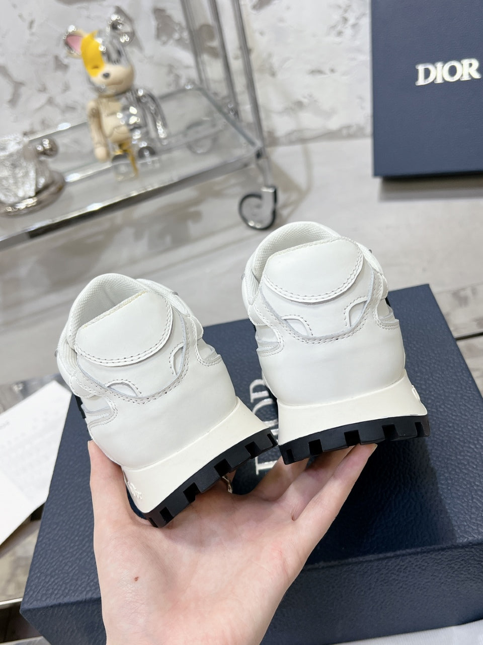 C'est Dior Sneaker 35mm White Cowhide