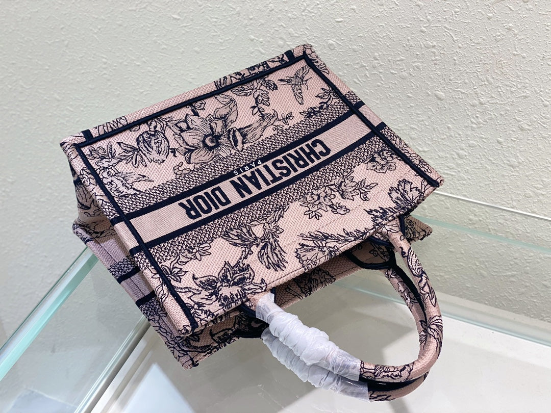 Small CD Book Tote 26.5cm Jardin Botanique Pink