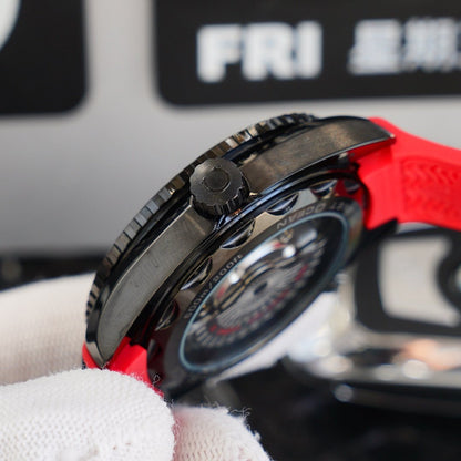 SEAMASTER PLANET OCEAN 600 GMT BLACK CASE