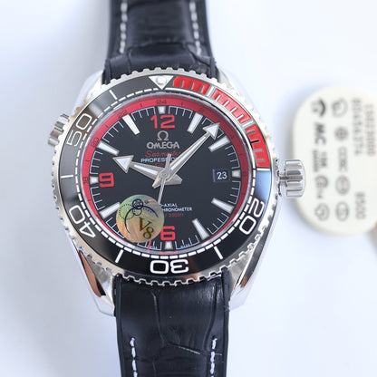SEAMASTER PLANET OCEAN 600 STEEL CASE BLACK RED BEZEL