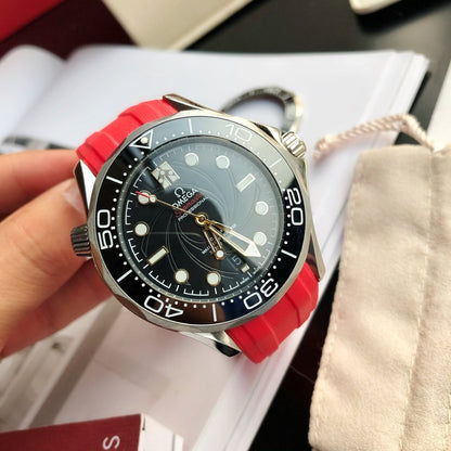 SEAMASTER DIVER 300M CO-AXIAL 42MM 007 RED RUBBER
