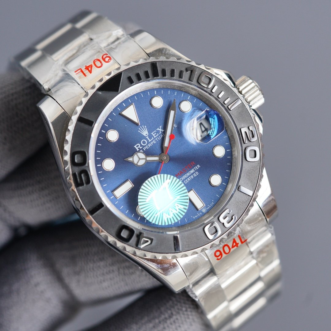 YACHT MASTER 40MM CERAMIC BEZEL BLUE DIAL