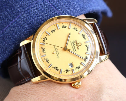 SEAMASTER GLOBEMASTER 40MM GOLD CASE ANNUAL CALENDAR