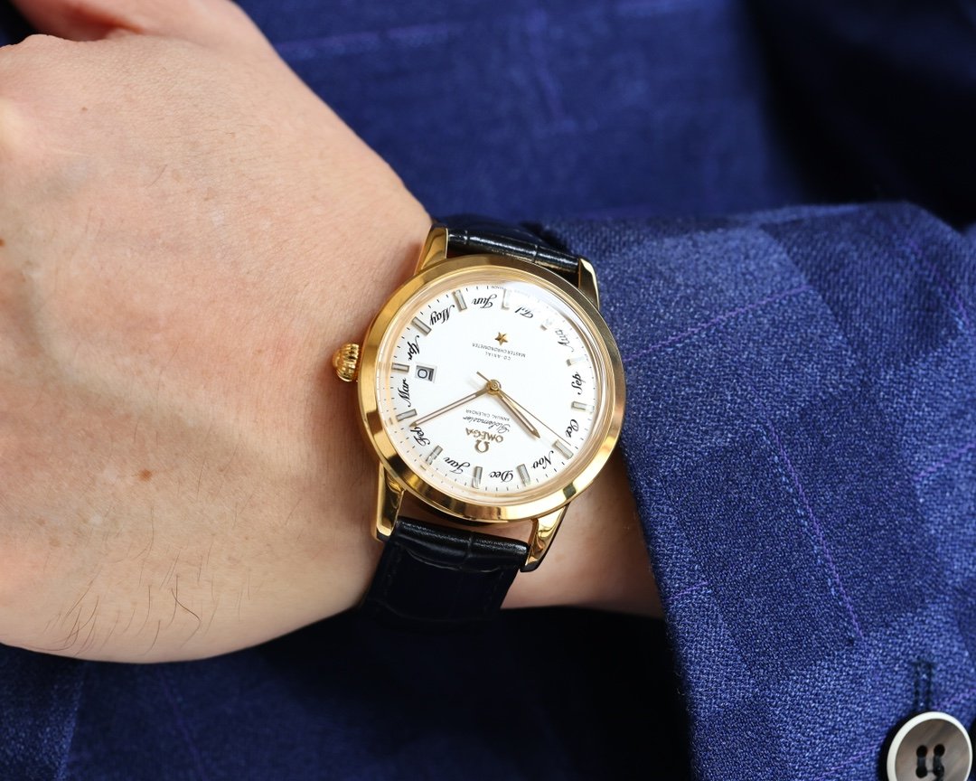 SEAMASTER GLOBEMASTER 40MM GOLD CASE ANNUAL CALENDAR