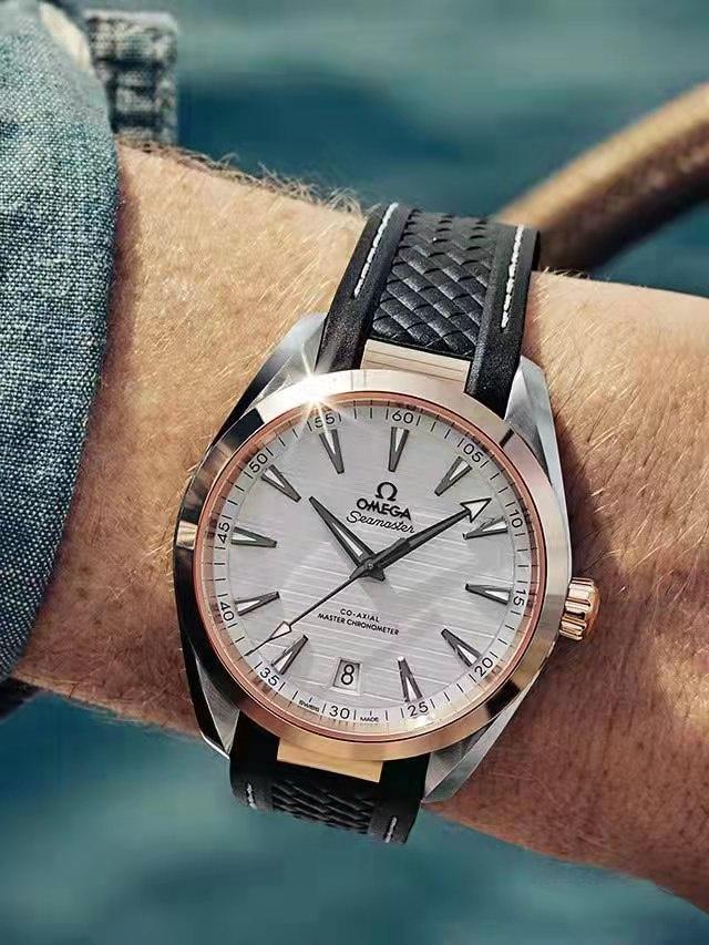 SEAMASTER AQUA TERRA 150 ROSE GOLD CASE BLACK DIAL