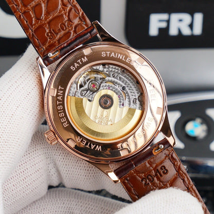 DEVILLE CHRONOMETER 40MM MOONPHASE GREY BLACK DIAL