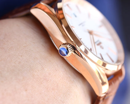 SEAMASTER AQUA TERRA 150M CO-AXIAL GOLD CASE LEATHER