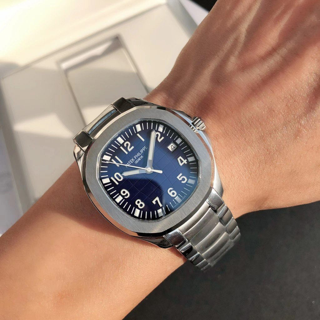 AQUANAUT STAINLESS STEEL BLUE DIAL