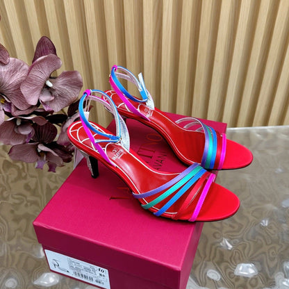 VT Gravani Embellished Leather Sandals 8cm