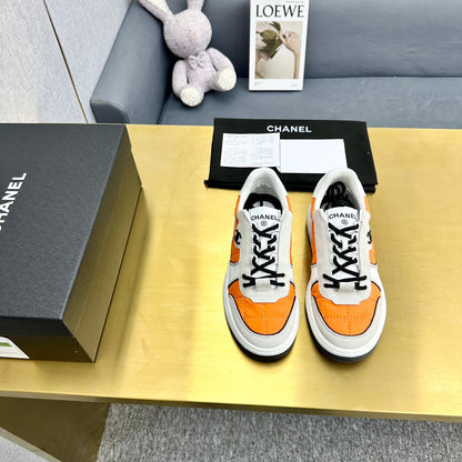 CC 26 Casual Panda Sneakers Orange in Nylon 815937