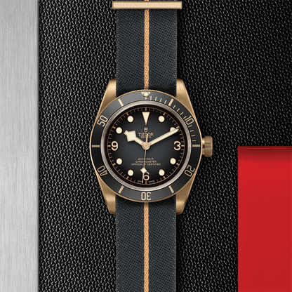 Black Bay Bronze 43mm - Slate Grey on Fabric Strap