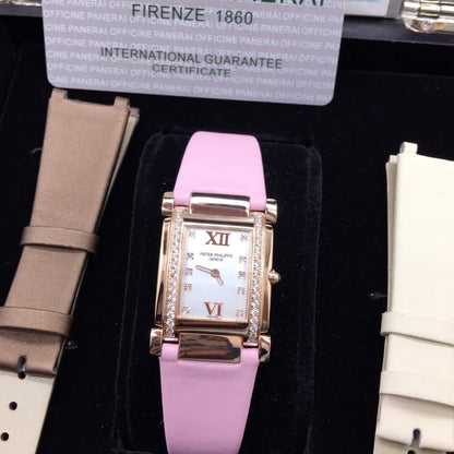PATEK Twenty-Four 25mm Pink Gold Pink Strap