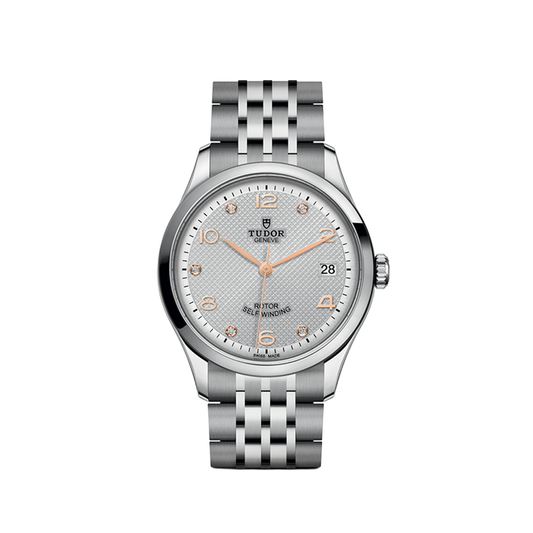 1926 36mm - Silver, Diamond-Set on Bracelet