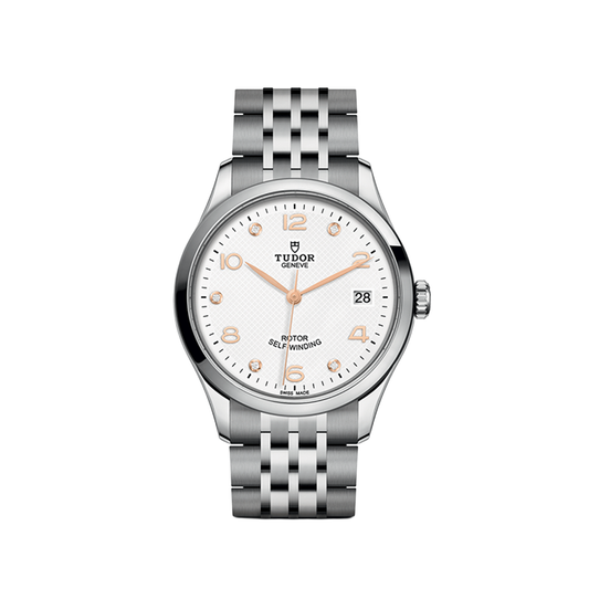 1926 36mm - White Diamond-Set on Bracelet