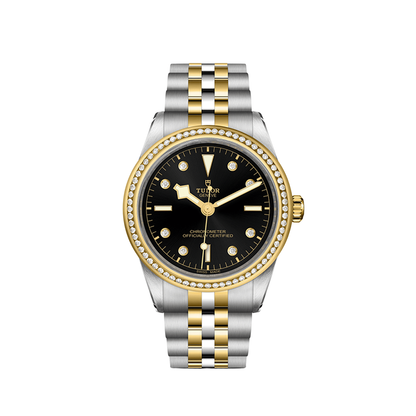 Black Bay One S&G 39mm - Black, Diamond-Set and Diamond Bezel on Bracelet
