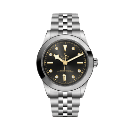 Black Bay One 39mm - Black, Diamond-Set on Bracelet