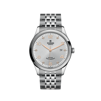 1926 41mm - Silver, Diamond-Set on Bracelet