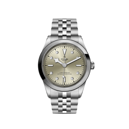 Black Bay One 41mm - Light Champagne, Diamond-Set on Bracelet
