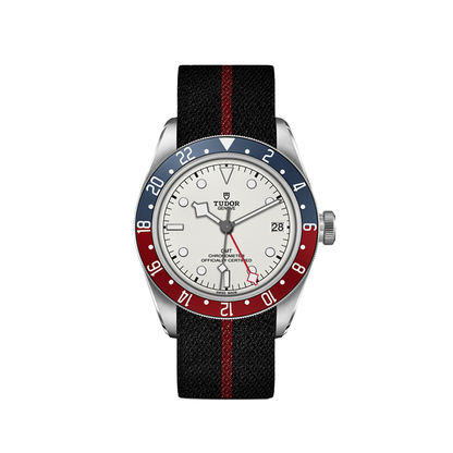 Black Bay GMT 41mm - Opaline on Fabric Strap