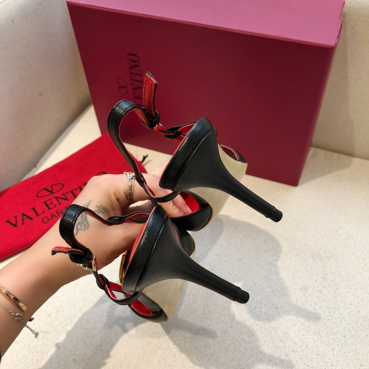 Valentino Slingback Pump 70mm Sheepskin