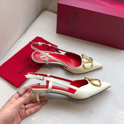 Valentino Slingback Pump 40mm Sheepskin