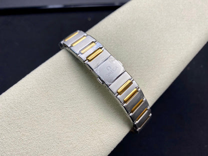 Omega Constellation 29mm Silver Gold Diamond