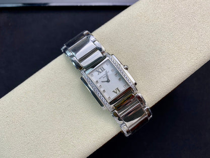 PATEK Twenty-Four 25.5mm Silver White Dial