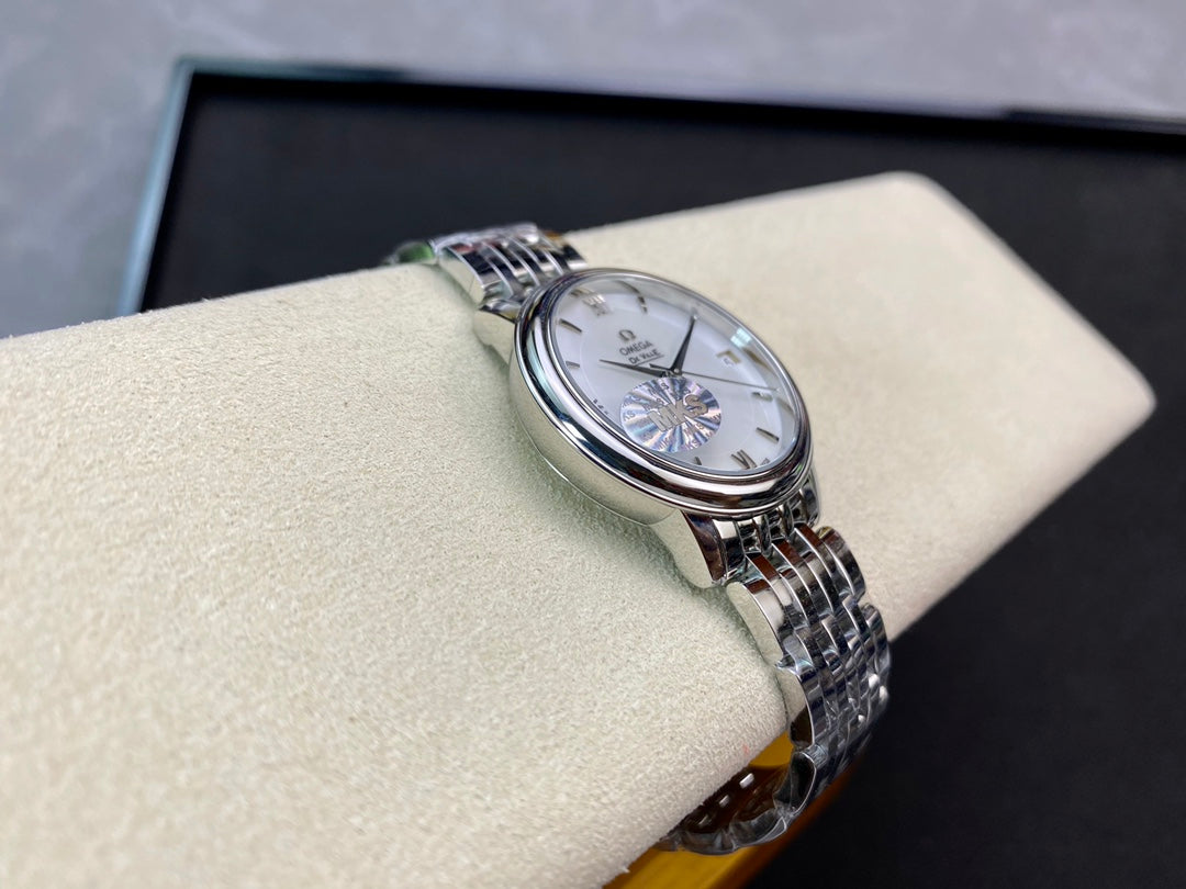 Omega De Ville 32.7mm Silver White Dial