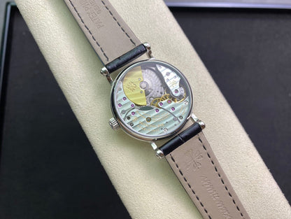 PATEK Calatrava 34.6mm Silver White Dial